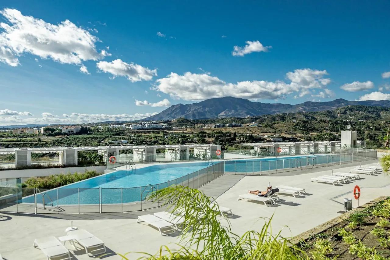 Ov5Bb- Modern Family Flat, Lovely Views Estepona Apartment